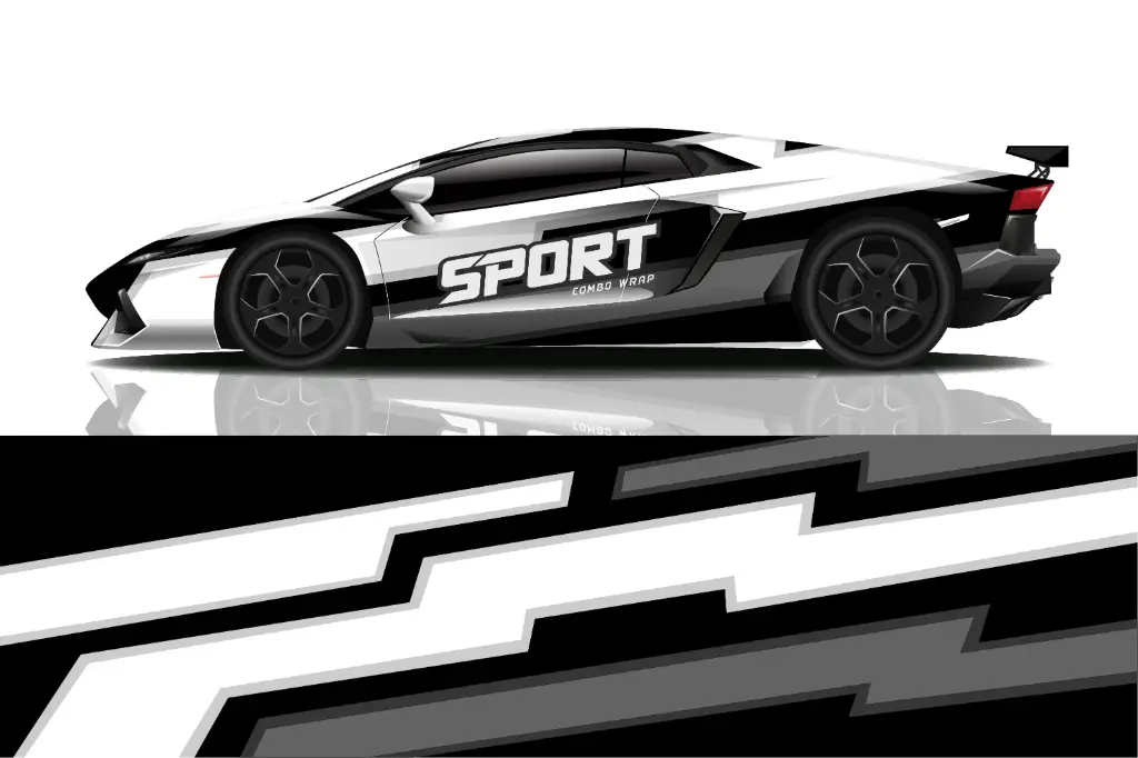  Sports Car Decal