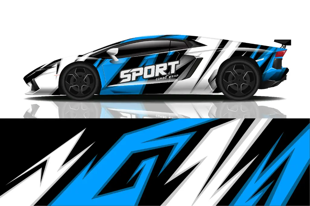  Sports Car Decal 2