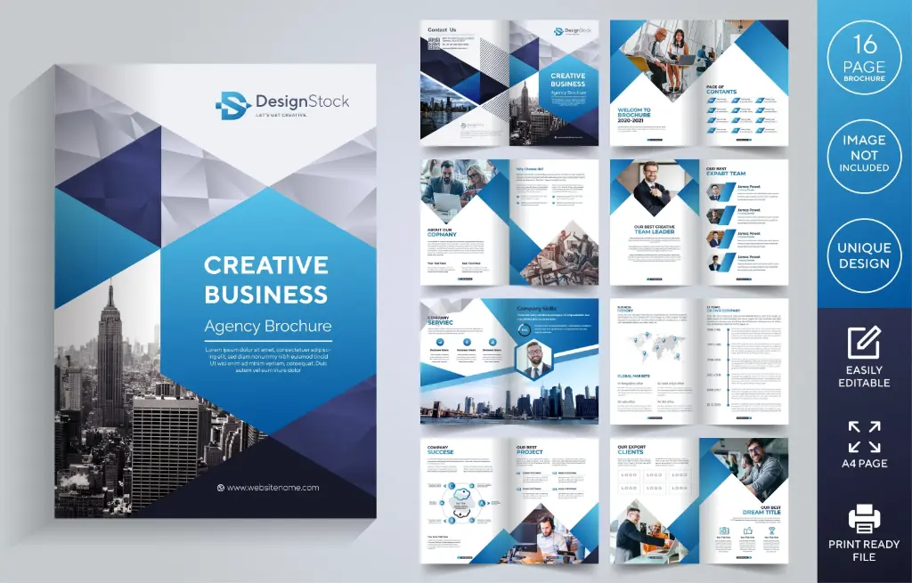 creative business agency brochure