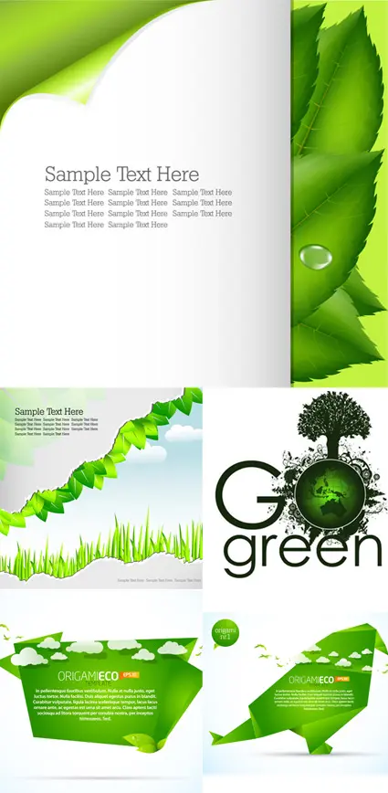 Go Green Grunge Concept