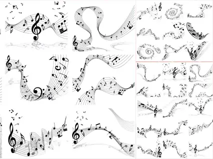 Musical Note Set