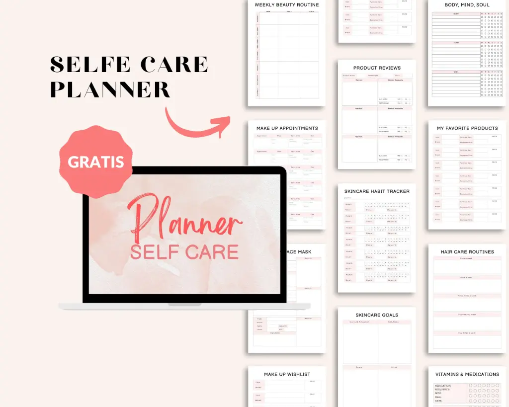 Self care planner