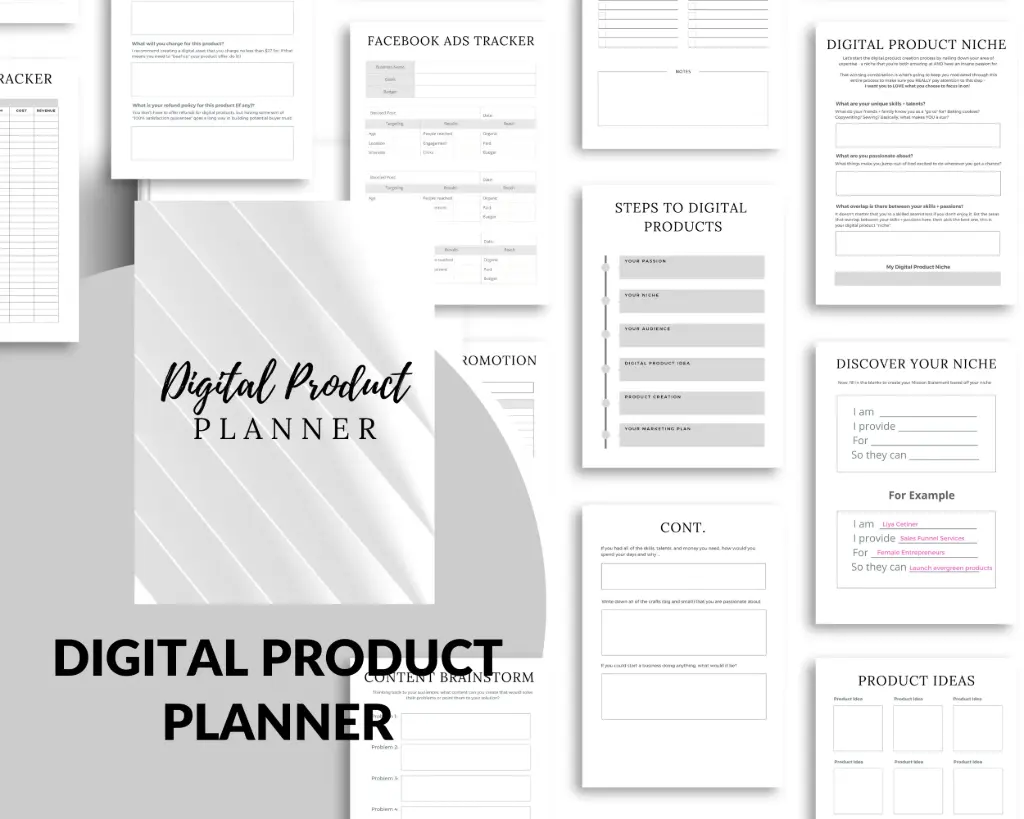 Digital Product Planner
