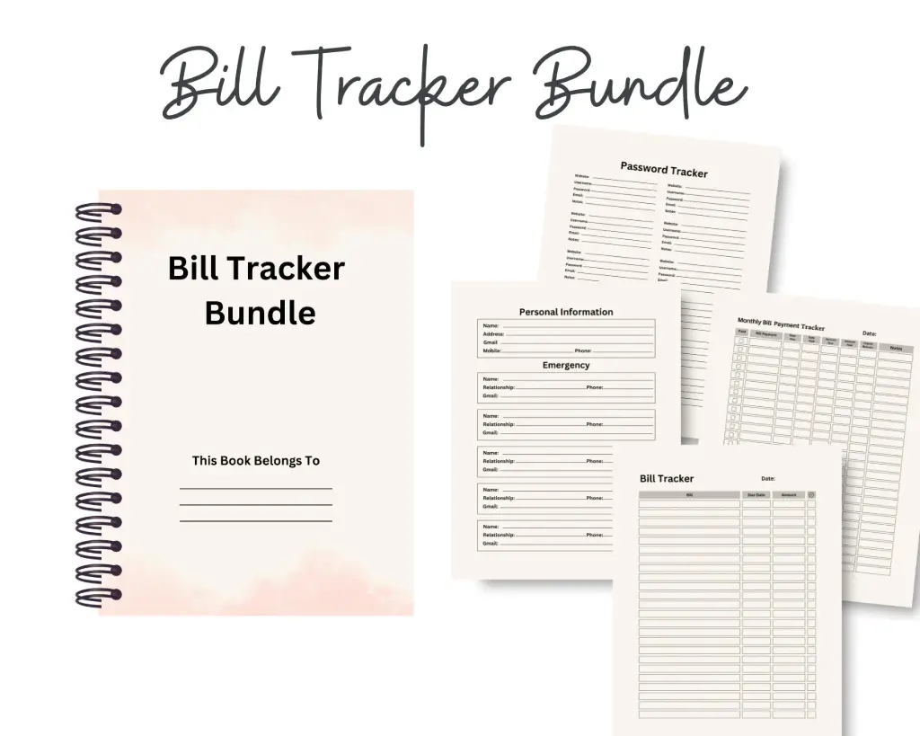 Bill Tracker Bundle