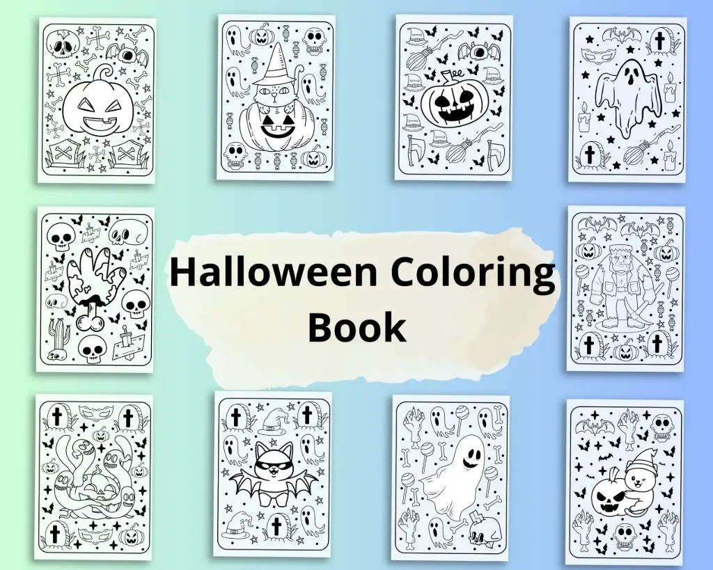 Halloween Coloring Book