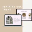 Feminine ugc theme