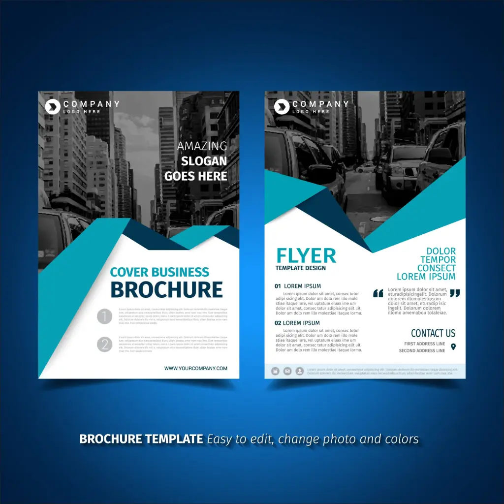 Flyer template design