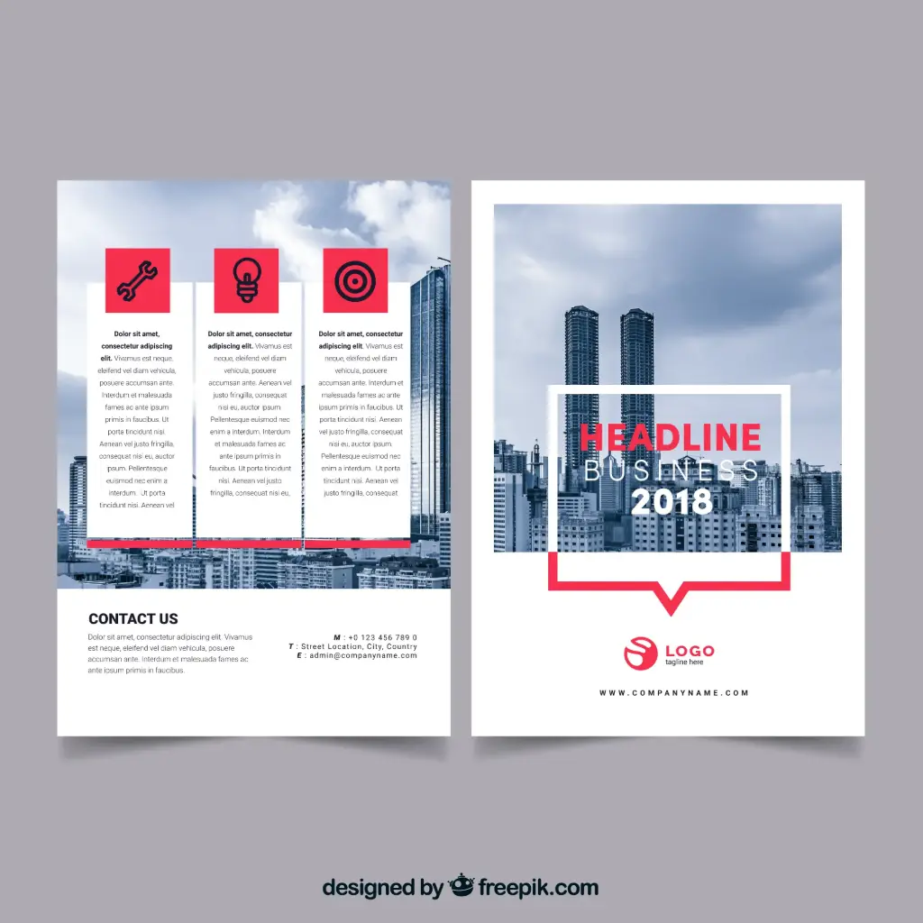 Professional business flyer template