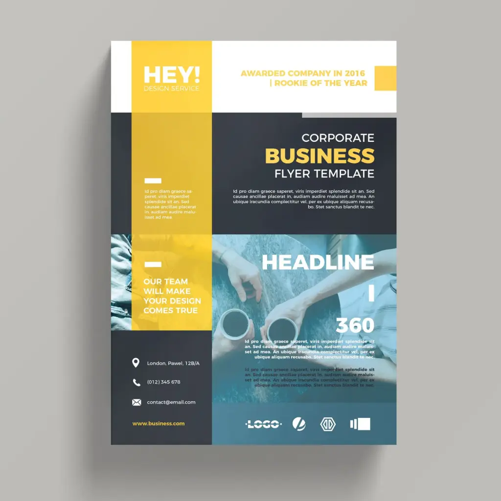 Creative corporate business flyer