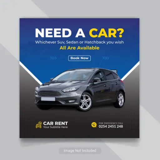 Coches plantilla banner