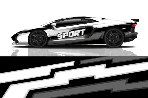  Sports Car Decal