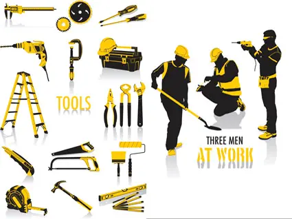 Silhouettes of Tools