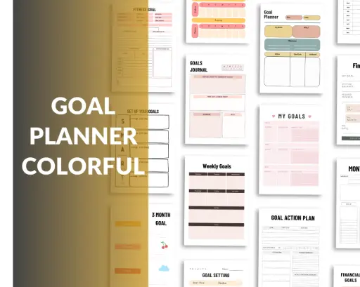 Goal Planner Colorful