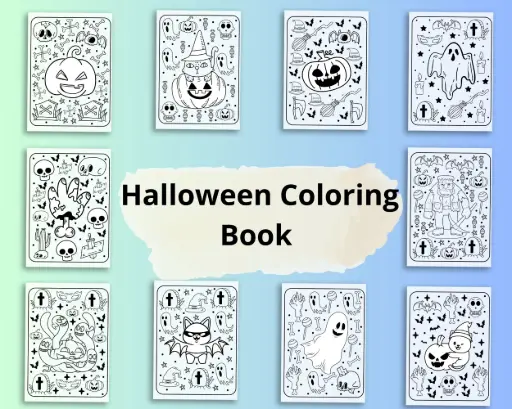 Halloween Coloring Book
